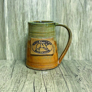 Tall Earth Toned Pottery Mug
