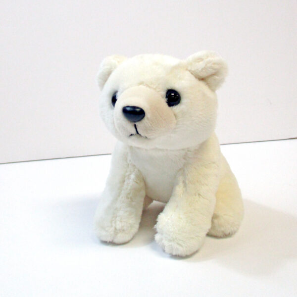 Little plush polar bear.