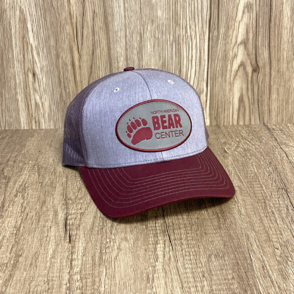 Gray/Maroon Logo Cap