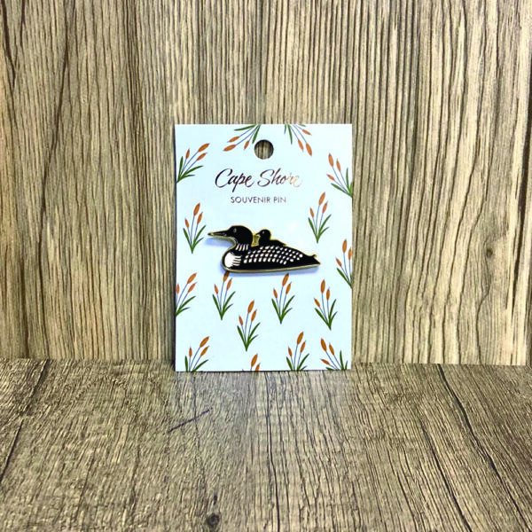 Enamel Loon Pin