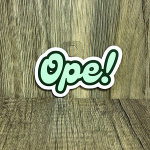 Ope! Sticker